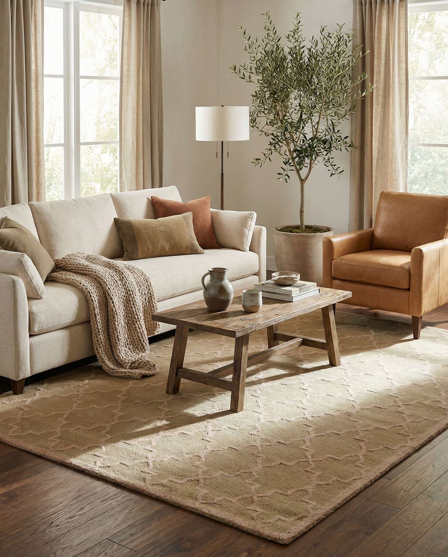 5' x 7' 10 Luna Wool Rug