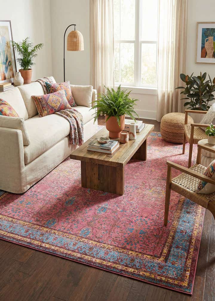 10' x 13' 1 Easy-Clean Traditional Indoor / Outdoor Rug