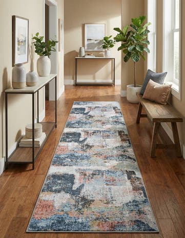 2' 7 x 12' Kamala Washable Runner Rug