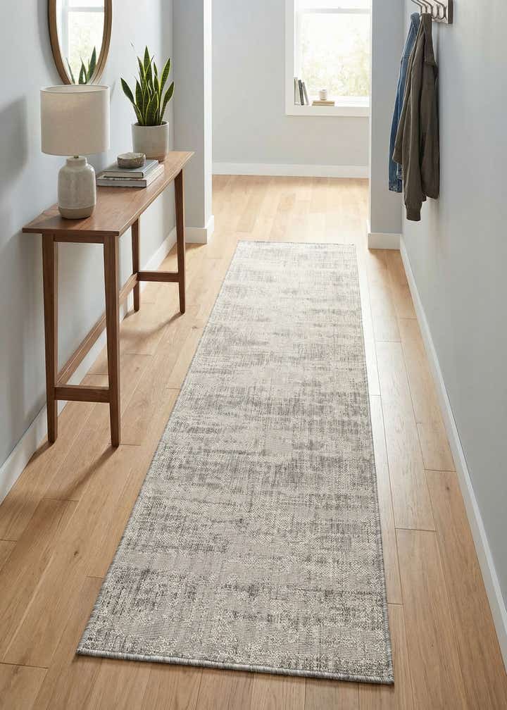2' x 8' Easy-Clean Modern Indoor / Outdoor Runner Rug