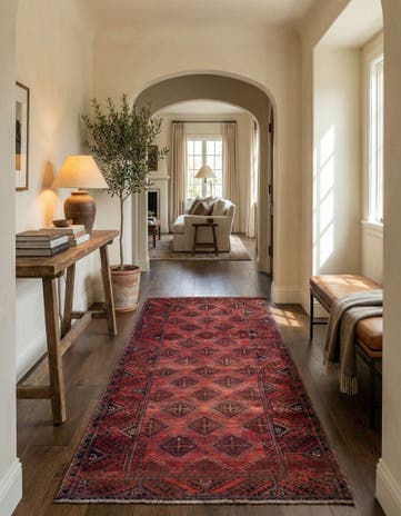 3' 11 x 9' 2 Hamedan Rug