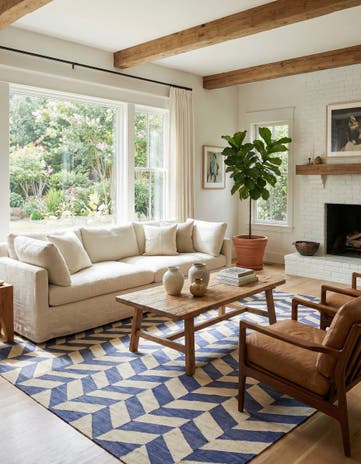 10' 5 x 13' Hand Woven Kilim Modern Wool Rug