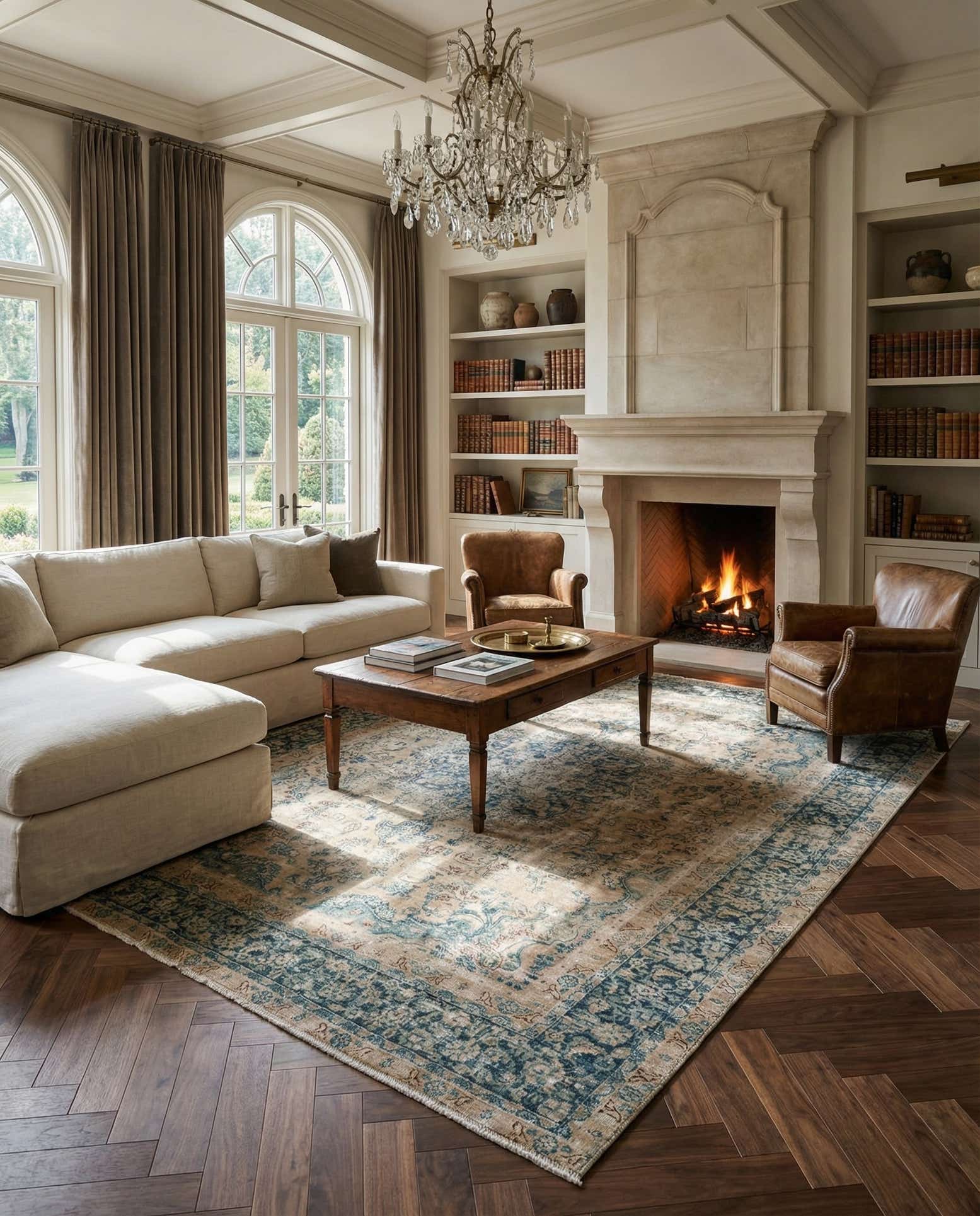 9' 1 x 12' 1 Hand Knotted Ultra Vintage Persian Wool Rug