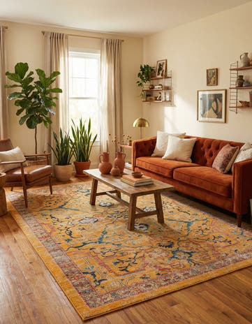 Yellow Lola Rug