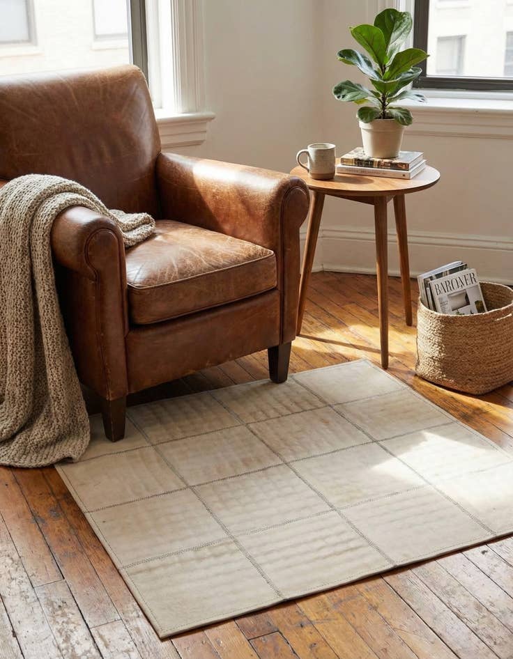 Detail image of 2' x 3' 1 Cowhide Rug