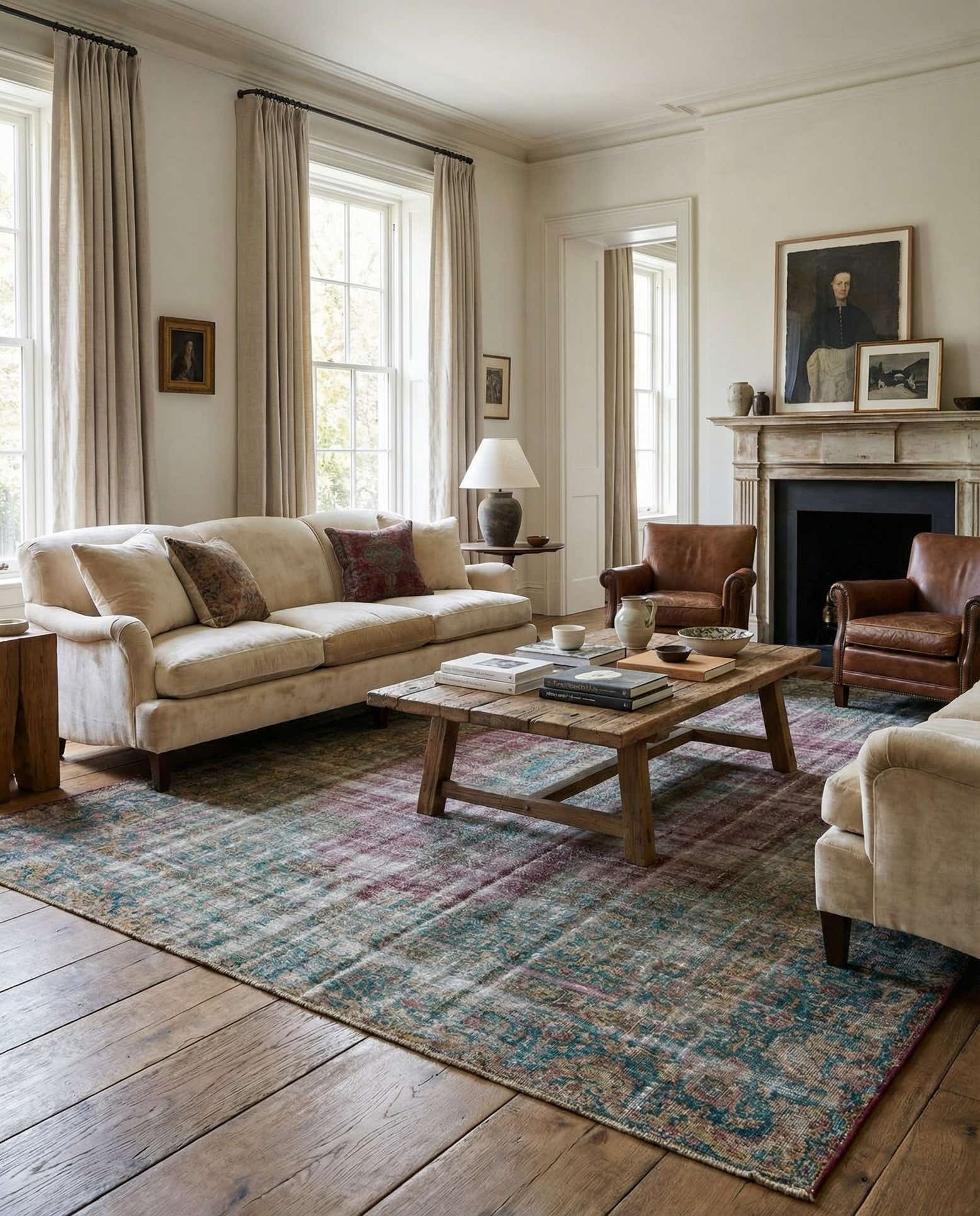 9' 7 x 12' 8 Hand Knotted Ultra Vintage Persian Wool Rug
