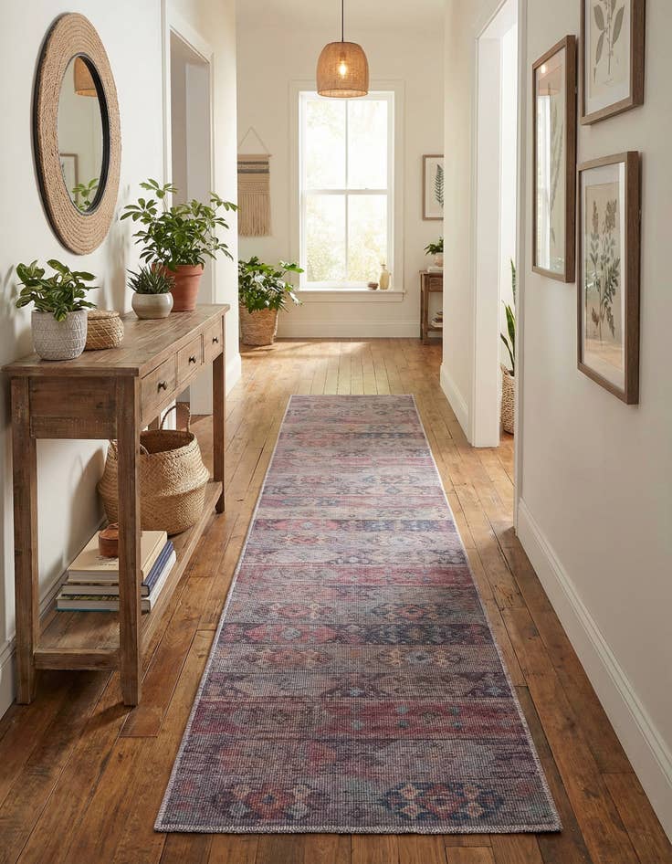 Detail image of 2' 7 x 14'  Washable Sisu Runner Rug