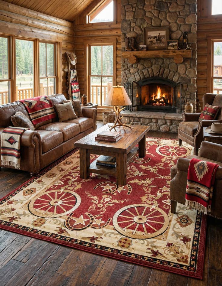 Detail image of 10' x 14' Pioneer Rug