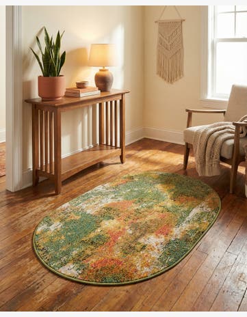 2' 2 x 3' 1 Washable Haerfest Oval Rug