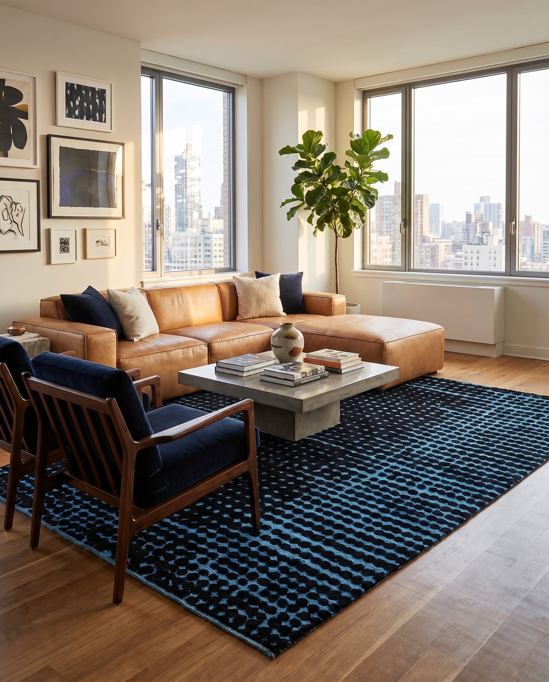 7' 10 x 10' 5 Hand Knotted Darya Wool Rug