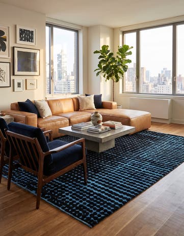 7' 10 x 10' 5 Hand Knotted Darya Wool Rug