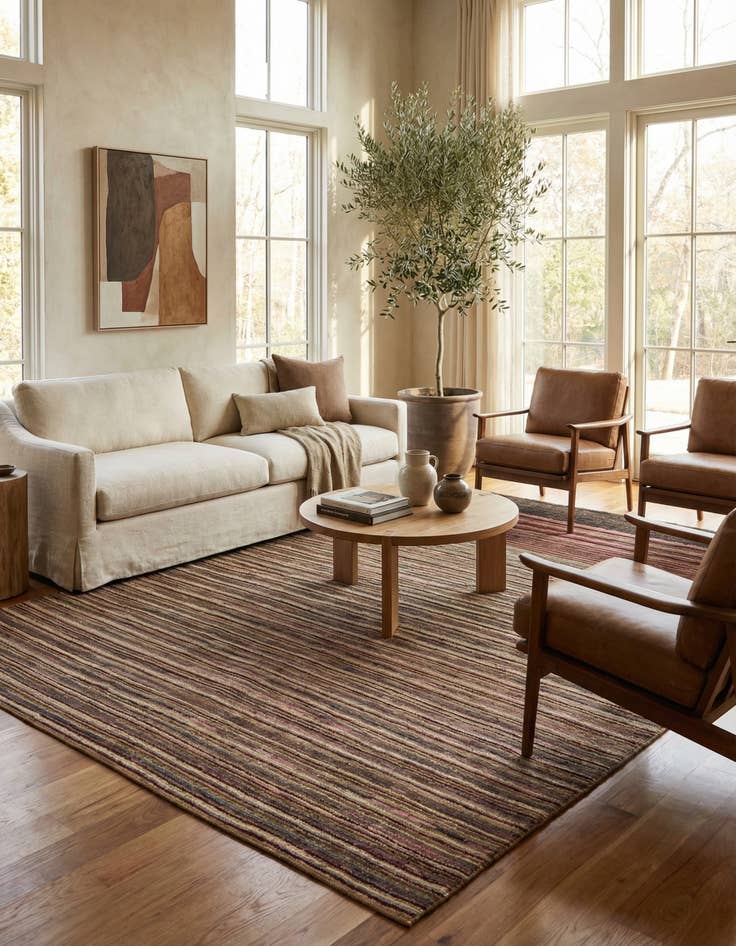 Detail image of  6' 4 x 9' 11  Hand Knotted Darya Wool Rug