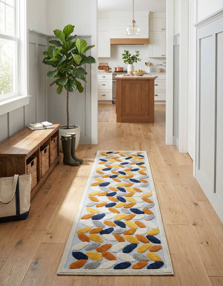 Detail image of 2' x 8'  Washable Aruba Indoor / Outdoor Runner Rug