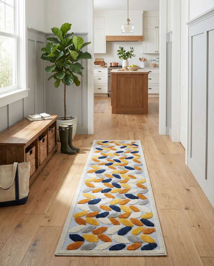 2' x 8' Easy-Clean Aruba Indoor / Outdoor Runner Rug