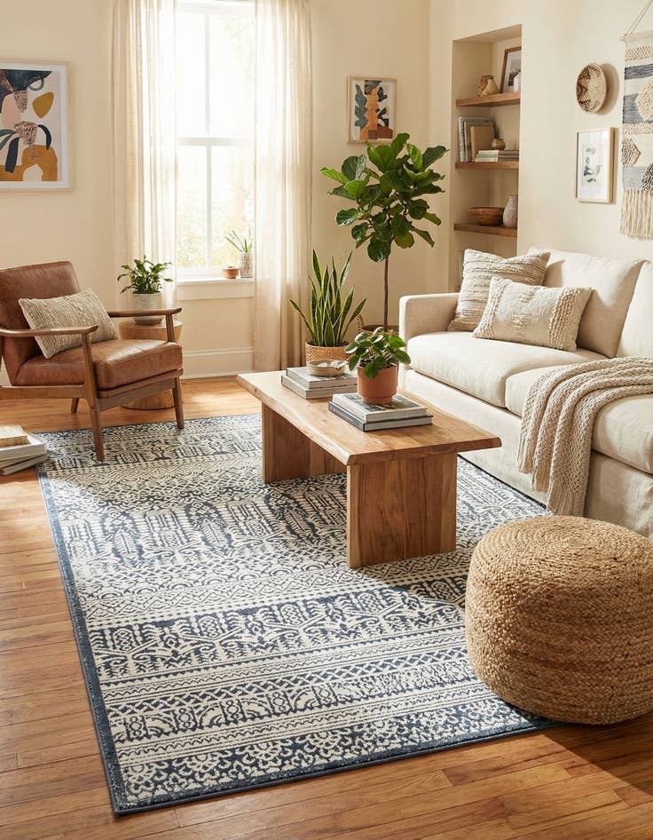 Detail image of 5' 3 x 8' Uptown Cloisters Rug