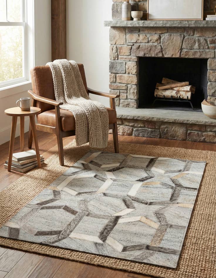 Detail image of  2' x 3' Cowhide Rug