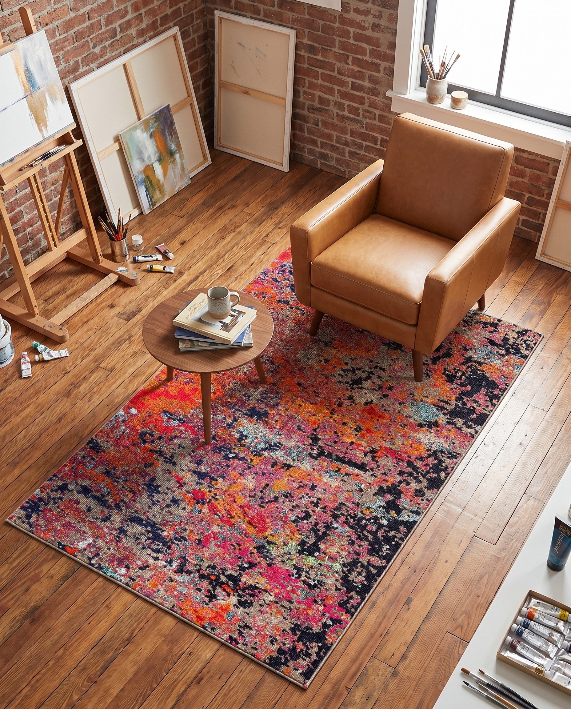4' x 6' Washable Vivid Rug
