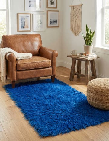 2' 3 x 4' 8 Hand Knotted Moroccan Wool Runner Rug