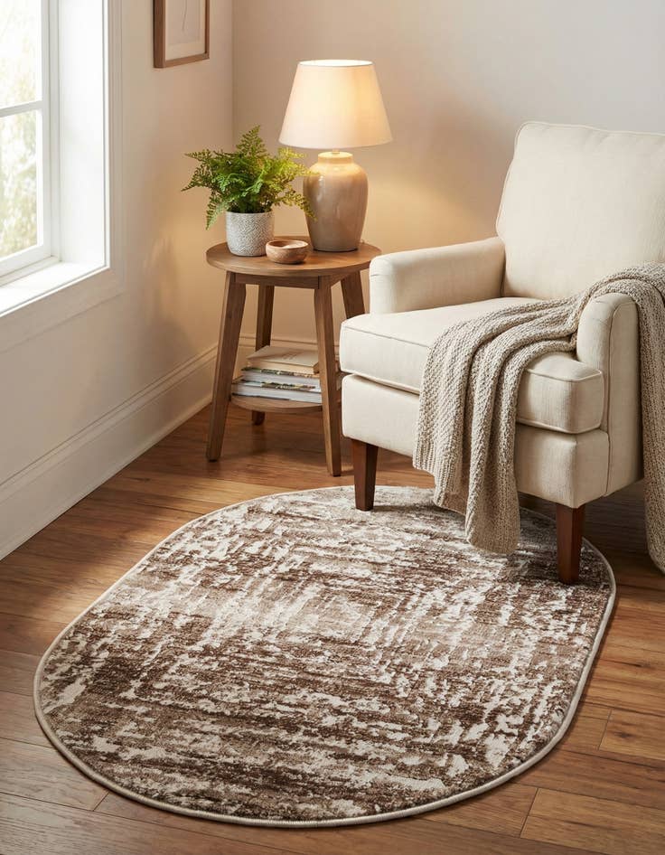 Detail image of  2' x 3' Hermitage Oval Rug