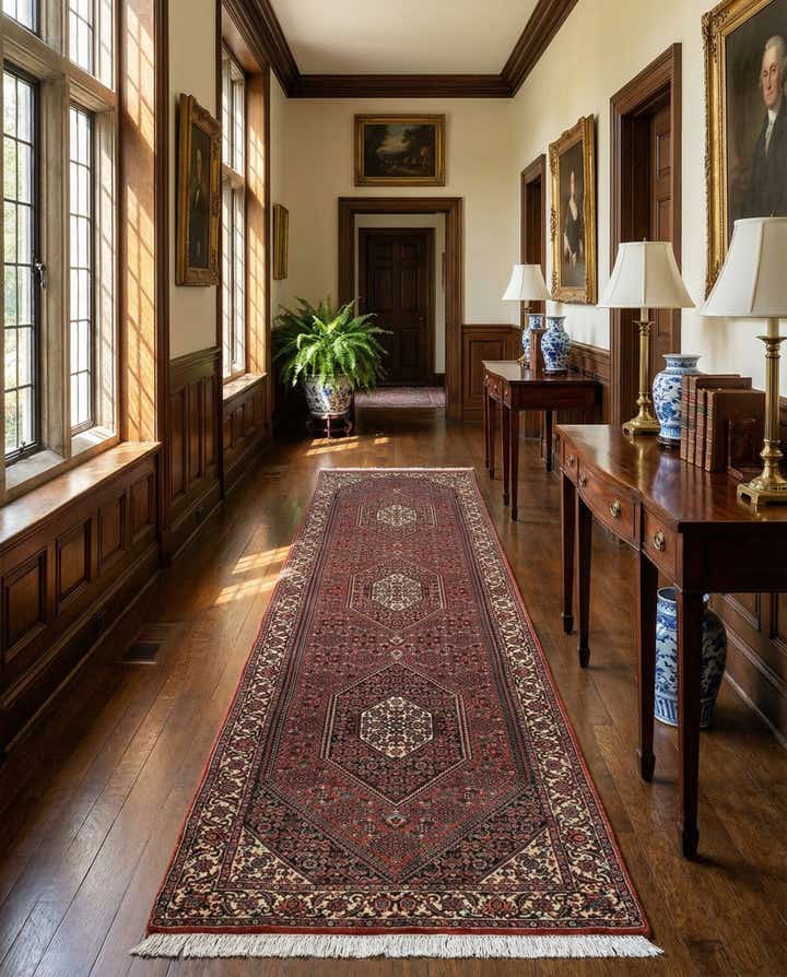 2' 6 x 8' 8 Bidjar Wool Runner Rug