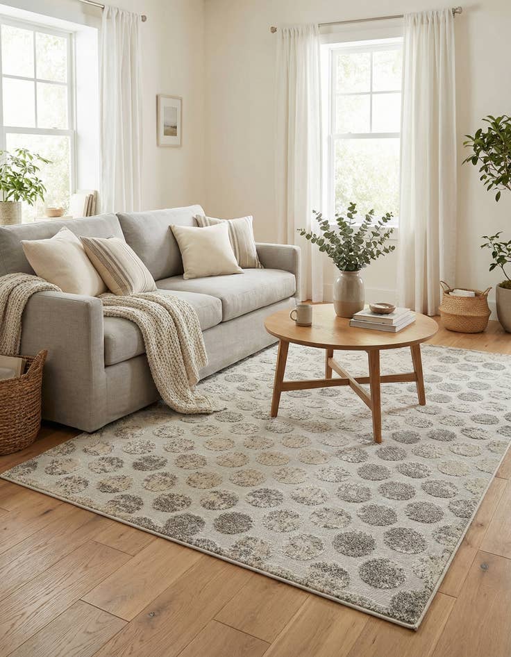 Detail image of 5' x 8'  Washable Sabrina Soto Indoor / Outdoor Rug