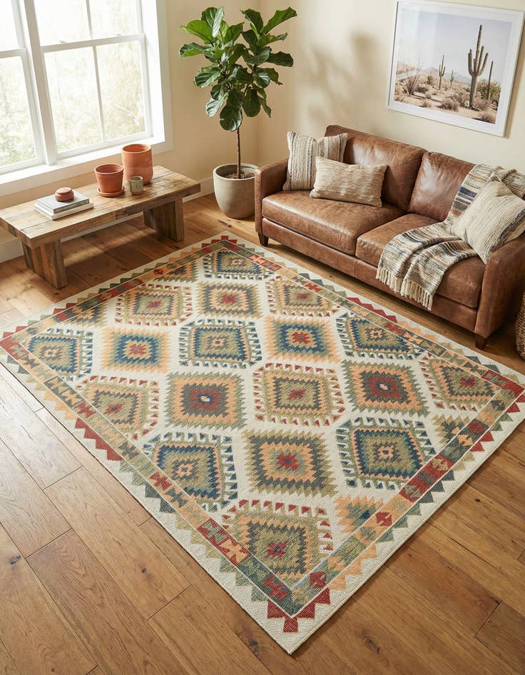 Detail image of 7' 10 x 10'  Washable Baja Indoor / Outdoor Rug