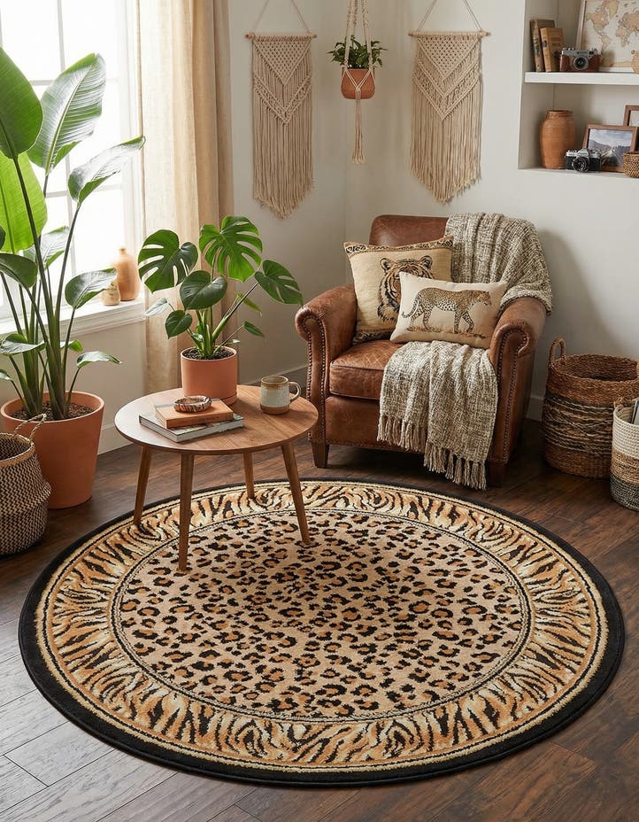4' x 4' Savannah Round Rug