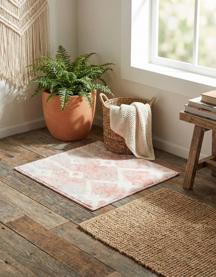 Detail image of  1' 4 x 1' 4 Bohemian Trellis Sample Rug