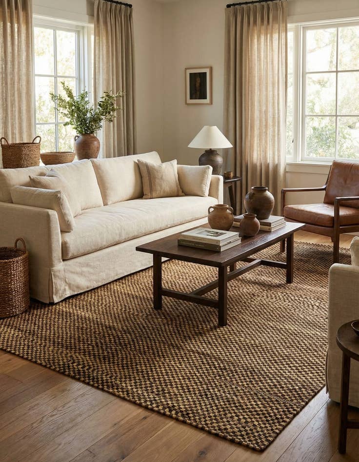 Detail image of 5' 5 x 7' 10 Juma Wool Rug