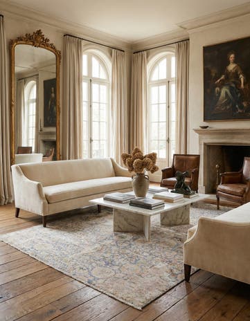 5' 2 x 8' 11 Vintage Royal Wool Rug