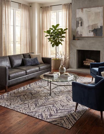 4' 11 x 8' 1 Cowhide Stocks Rug