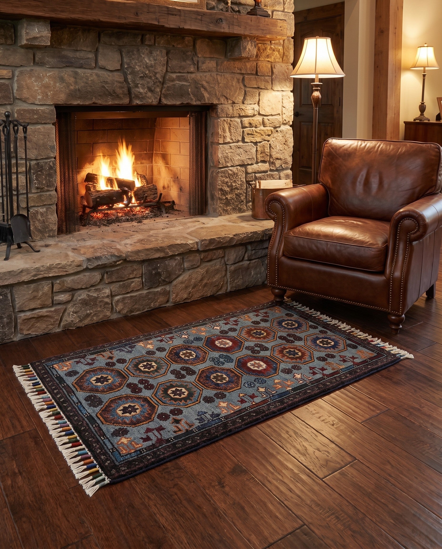 1' 10 x 3' 4 Hand Knotted Ariana Ziegler Rug