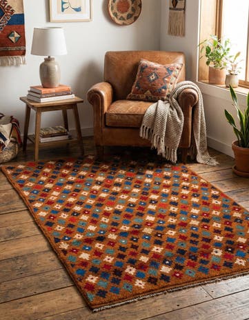 2' 10 x 4' 6 Hand Knotted Balouch Wool Rug