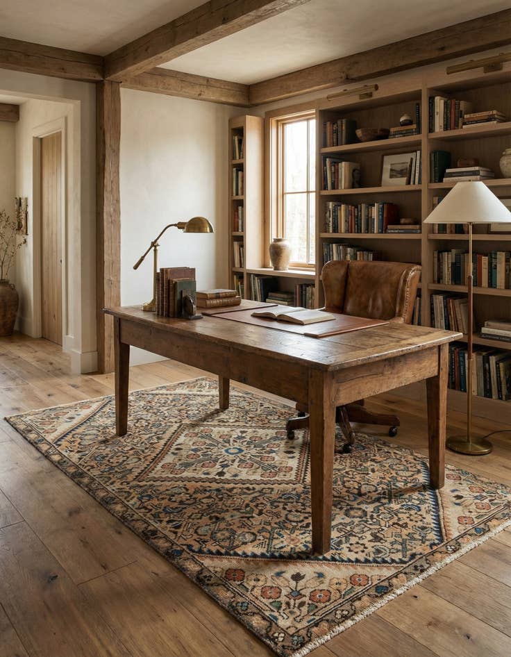 Detail image of 3' 8 x 6' 9 Hamedan Rug