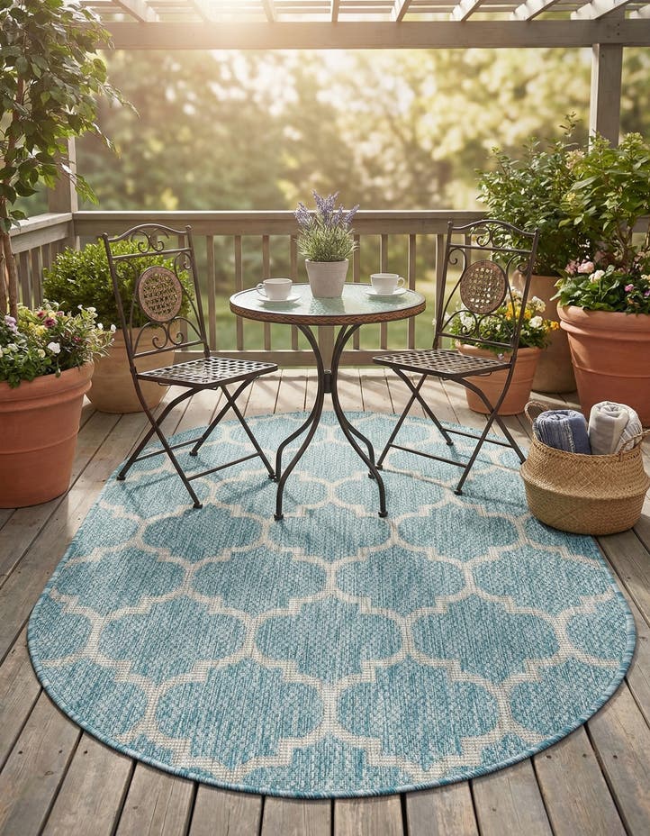 3' x 5' 3 Easy-Clean Lattice Indoor / Outdoo...