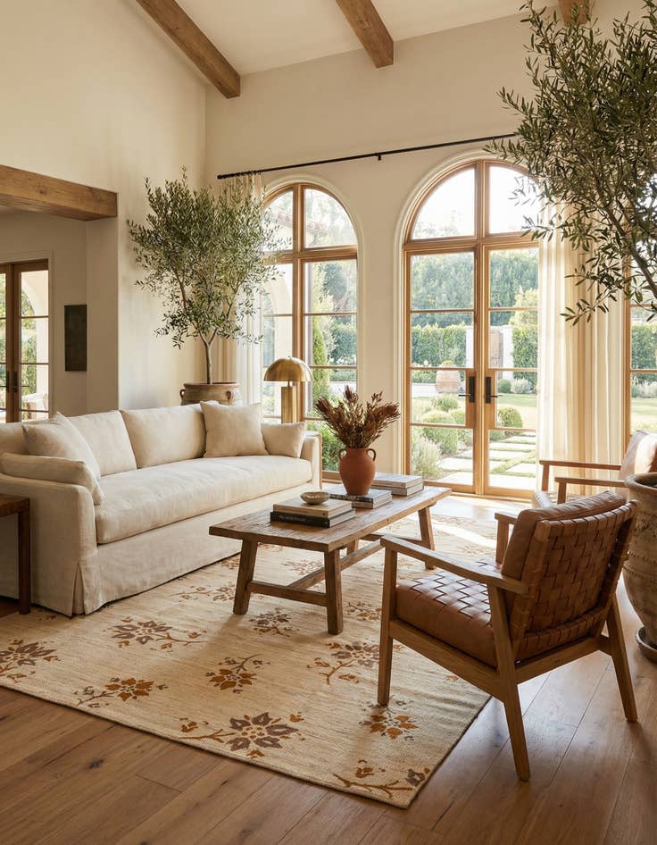 Detail image of 5' 8 x 8' 1  Hand Woven Kilim Modern Rug