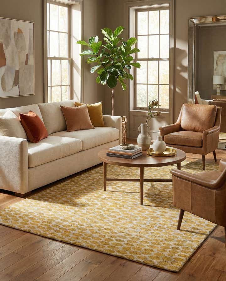 5' 11 x 8' 10 Hand Knotted Darya Wool Rug