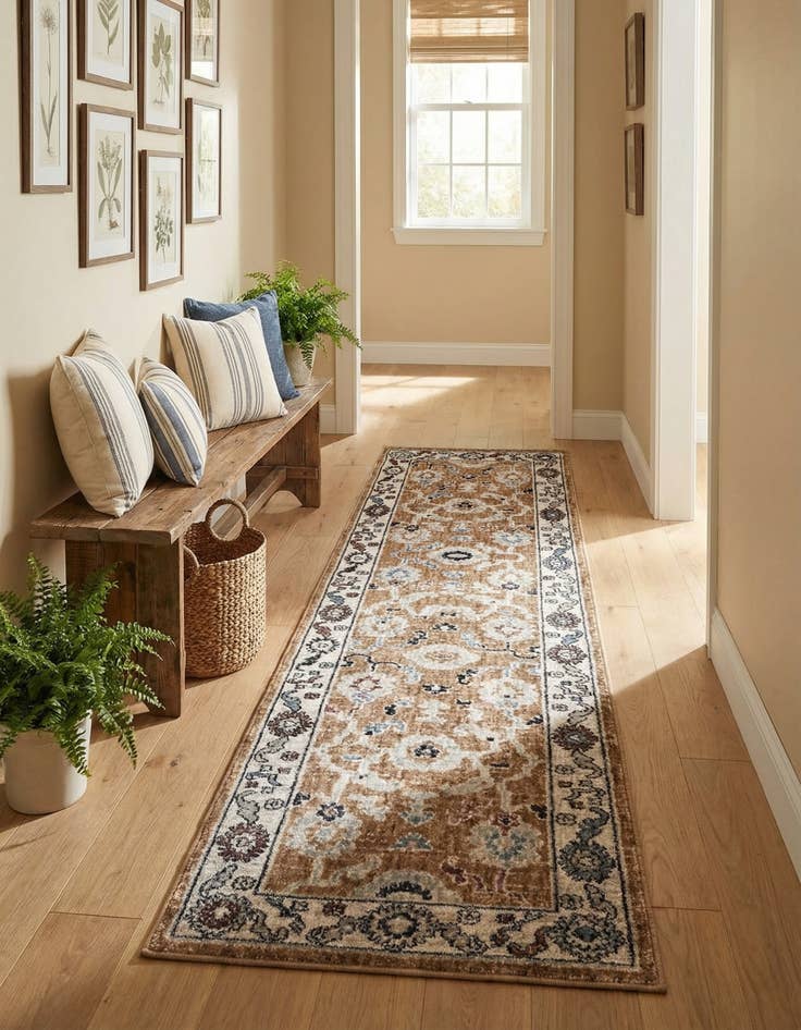 Detail image of 2' x 8' Eco Traditional Runner Rug