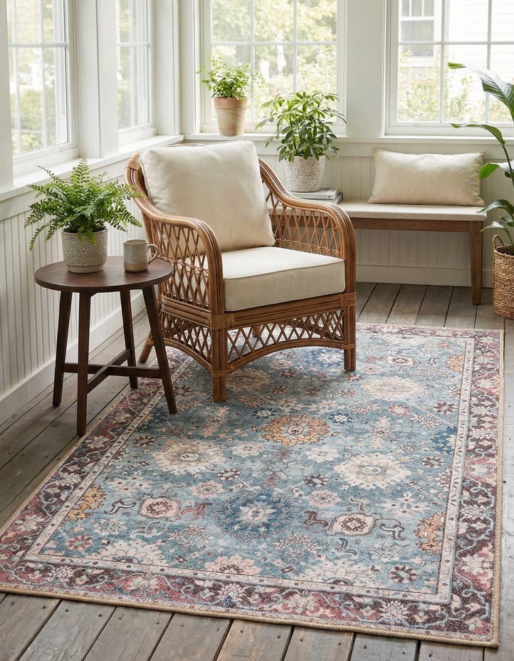 3' 6 x 5' 6 Washable Timeless Rug