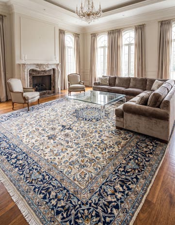 9' 1 x 13' 5 Kerman Rug