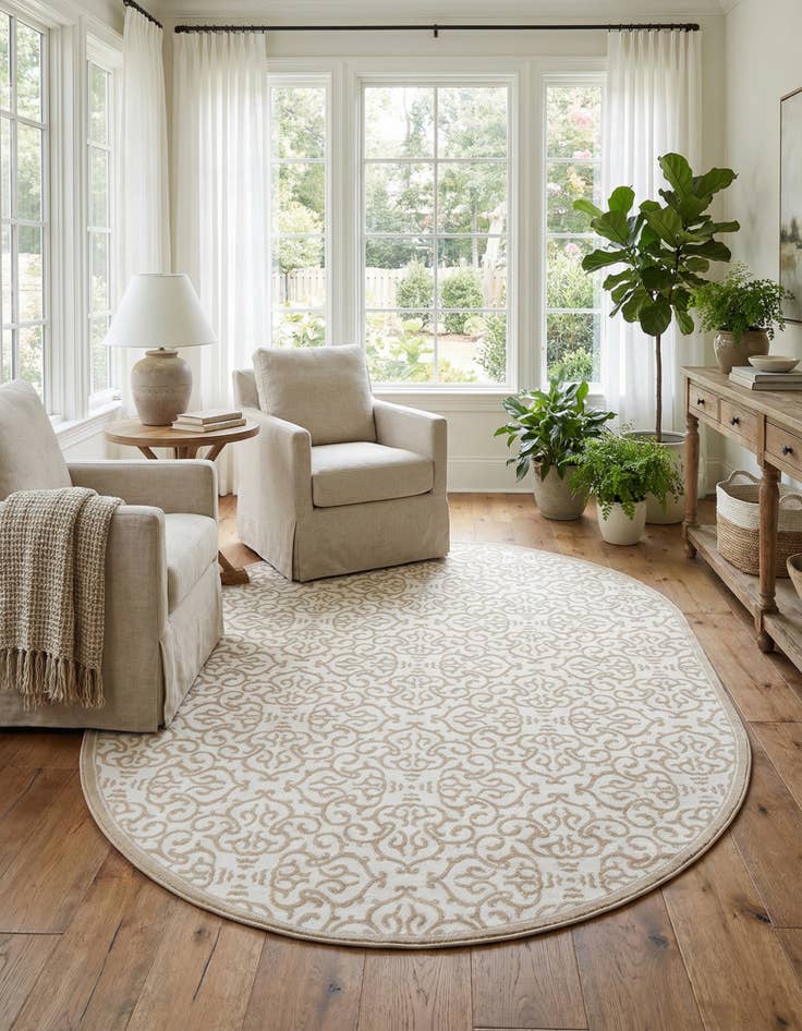 Detail image of 7' x 10' Himalaya Oval Rug