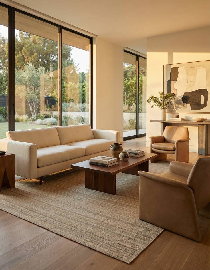 Detail image of 6' 8 x 9' 1  Hand Woven Kilim Modern Wool Rug