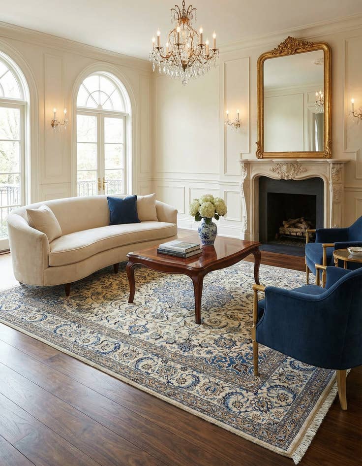 Detail image of 8' 6 x 11' 11 Nain Rug