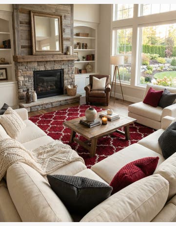 10' x 13' Trellis Shag Rug