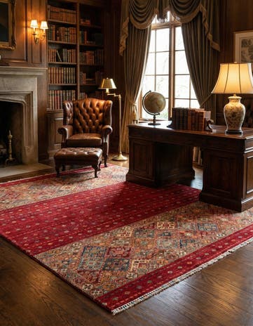 8' 2 x 9' 9 Hand Knotted Ariana Ziegler Oriental Rug