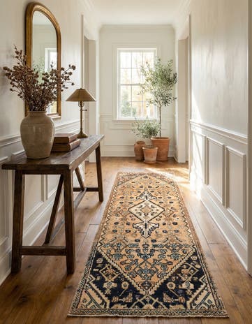 2' 11 x 8' 6 Hamedan Runner Rug