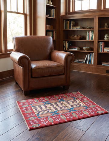 2' 8 x 4' 2 Hand Knotted Kazak Rug