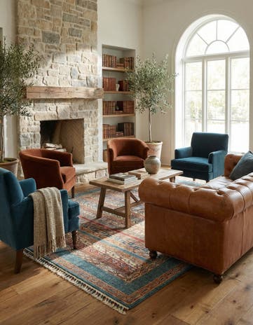 4' 10 x 6' 5 Hand Knotted Ariana Ziegler Rug