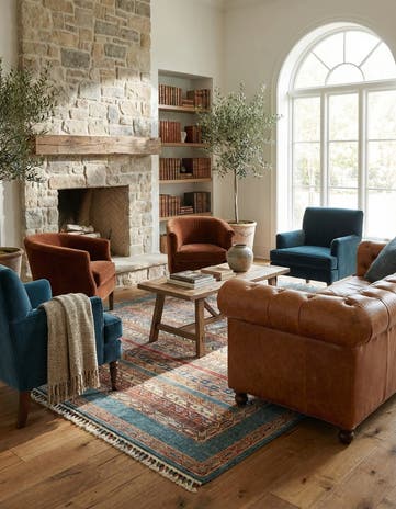 4' 10 x 6' 5 Hand Knotted Ariana Ziegler Rug