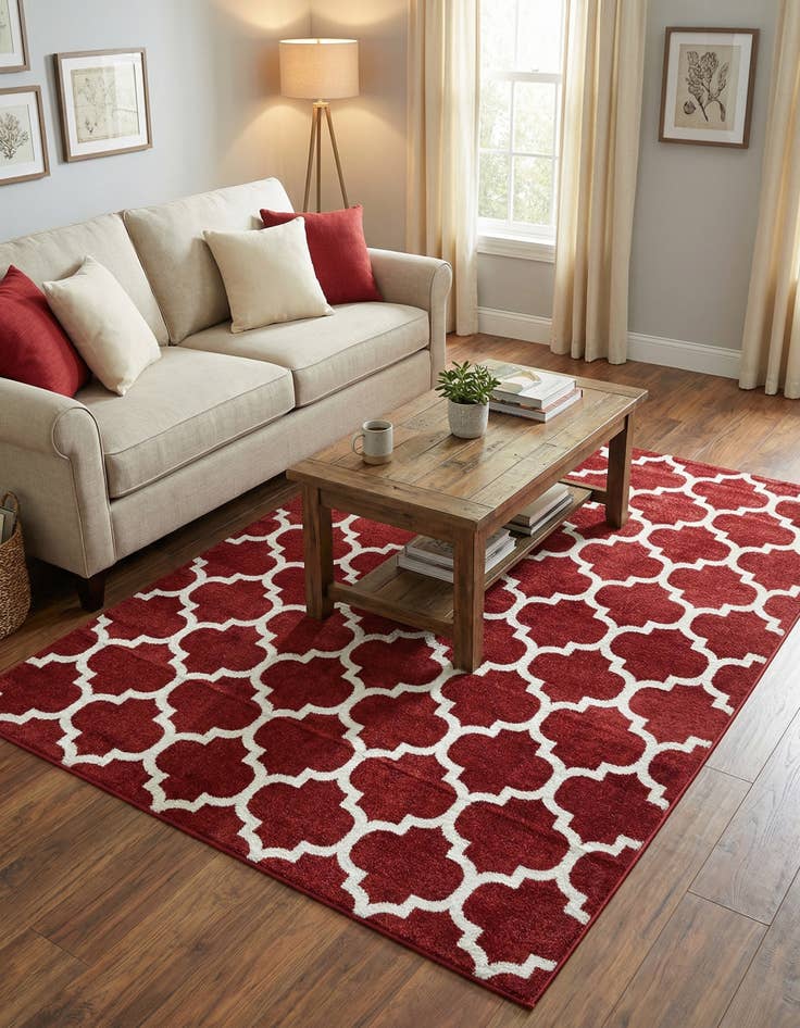 Detail image of  7' x 10' Lattice Rug